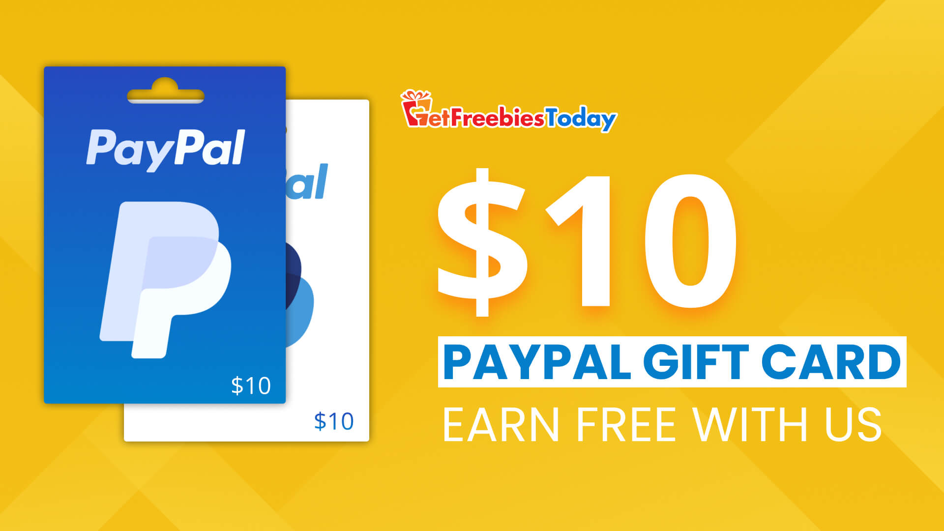 Win $10 PayPal Gift Card Instantly
