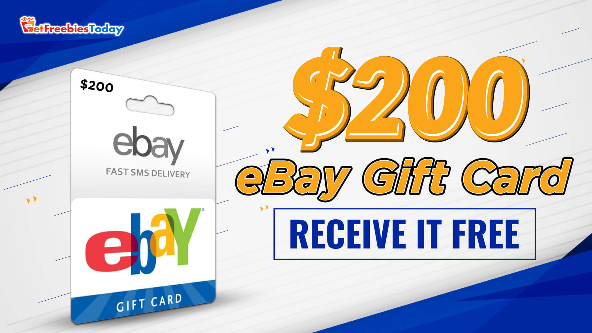 Obtain $200 eBay Gift Card Directly