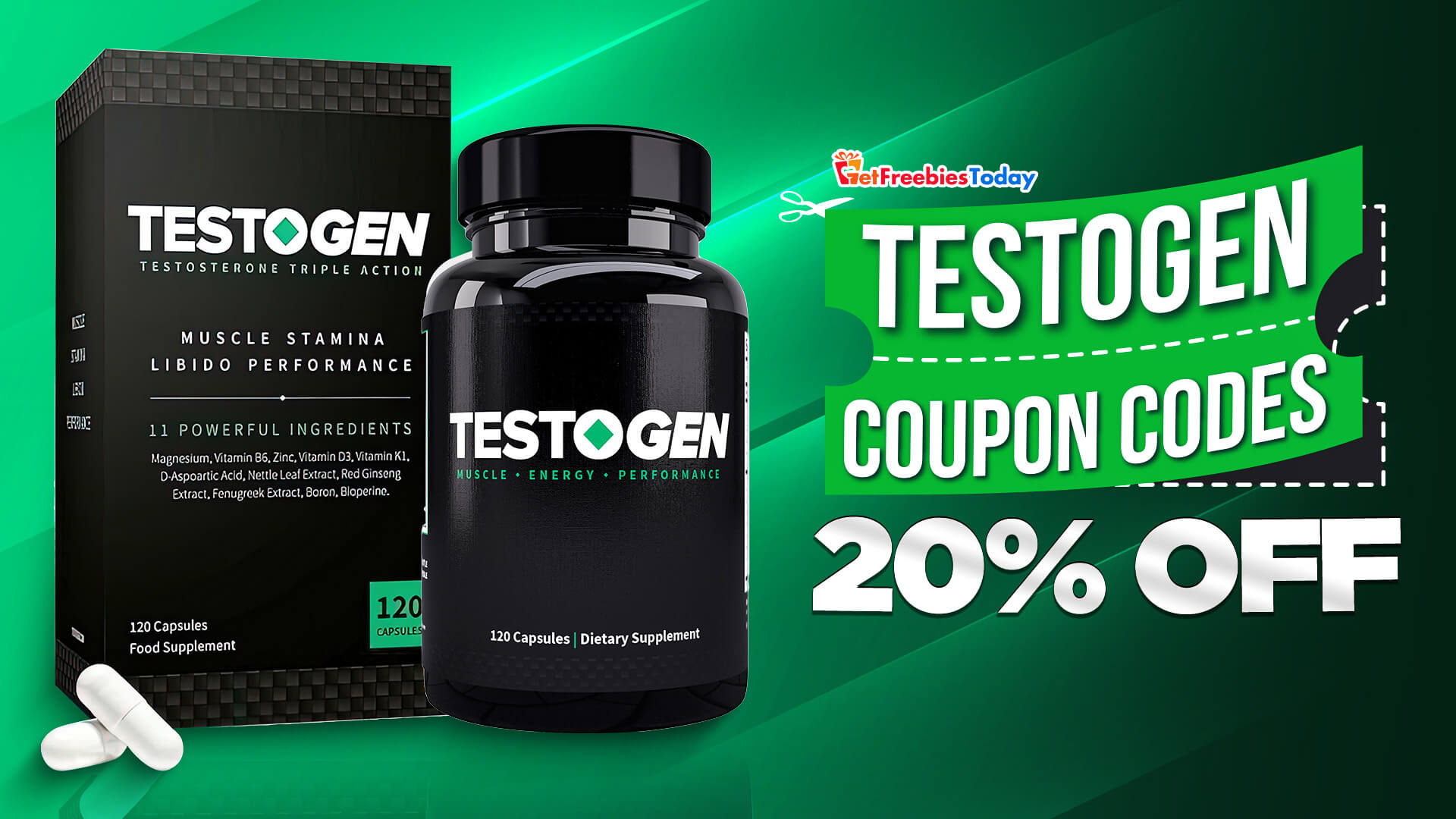 Take 20% OFF Testogen Coupon Codes